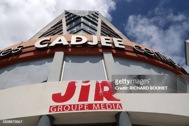 Photo shows the headquarters of the financially troubled newspaper Journal de l'Ile de La Reunion , in Saint-Denis de La Réunion, on the French...