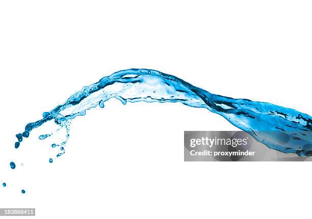 blue water splash - 流水 個照片及圖片檔