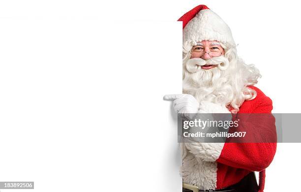 santa claus - santa clause stockfoto's en -beelden