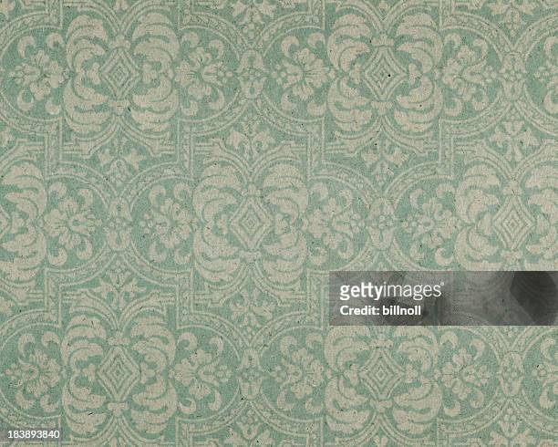 viejo papel con diseño floral - baroque fotografías e imágenes de stock
