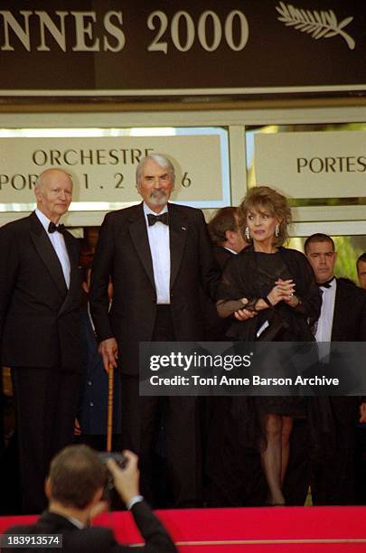 Gregory Peck & Wife Veronique during 53rd Cannes Film Festival - A Conversation With Gregory Peck at Palais des Festivals in Cannes, France.