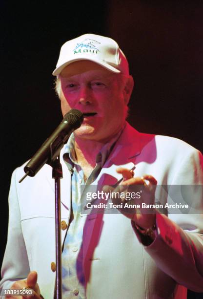 Mike Love of The Beach Boys during Red Cross Ball 2001 - Beach Boys Performance at Monte-Carlo Sporting Club in Monte-Carlo, Monaco.