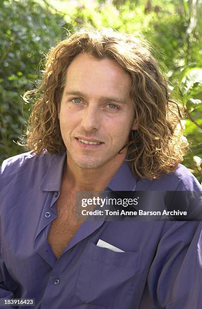 Laurent Hennequin during Saint-Tropez Fiction Television Festival 2001 - Ingrid Chauvin & Laurent Hennequin Portraits at Place des Lices in...