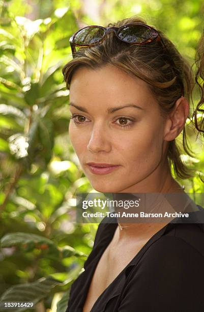 Ingrid Chauvin during Saint-Tropez Fiction Television Festival 2001 - Ingrid Chauvin & Laurent Hennequin Portraits at Place des Lices in...