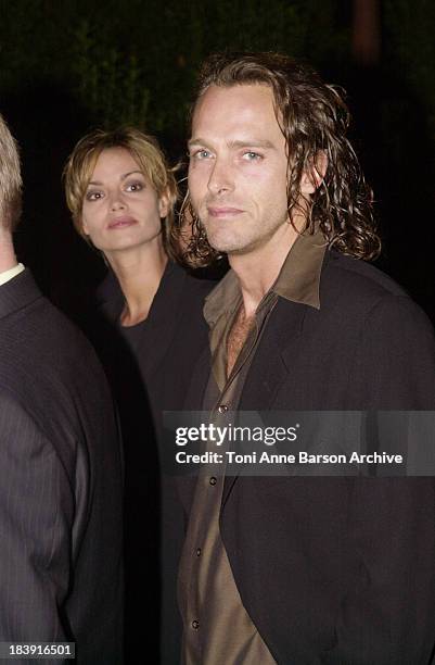 Ingrid Chauvin & Laurent Hennequin during Saint-Tropez Fiction Television Festival 2001 - Closing Ceremony at Place des Lices in Saint-Tropez, France.