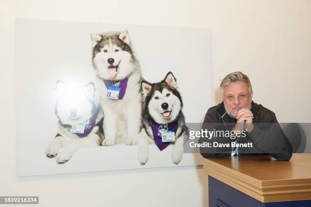 Rankin attends the exhibition opening preview of "Dogs with Jobs" by Rankin hosted by George, The Caring Family Foundation and The Kennel Club...