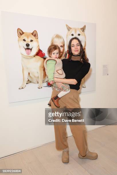 Ellen Francis Gibbons attends the exhibition opening preview of "Dogs with Jobs" by Rankin hosted by George, The Caring Family Foundation and The...
