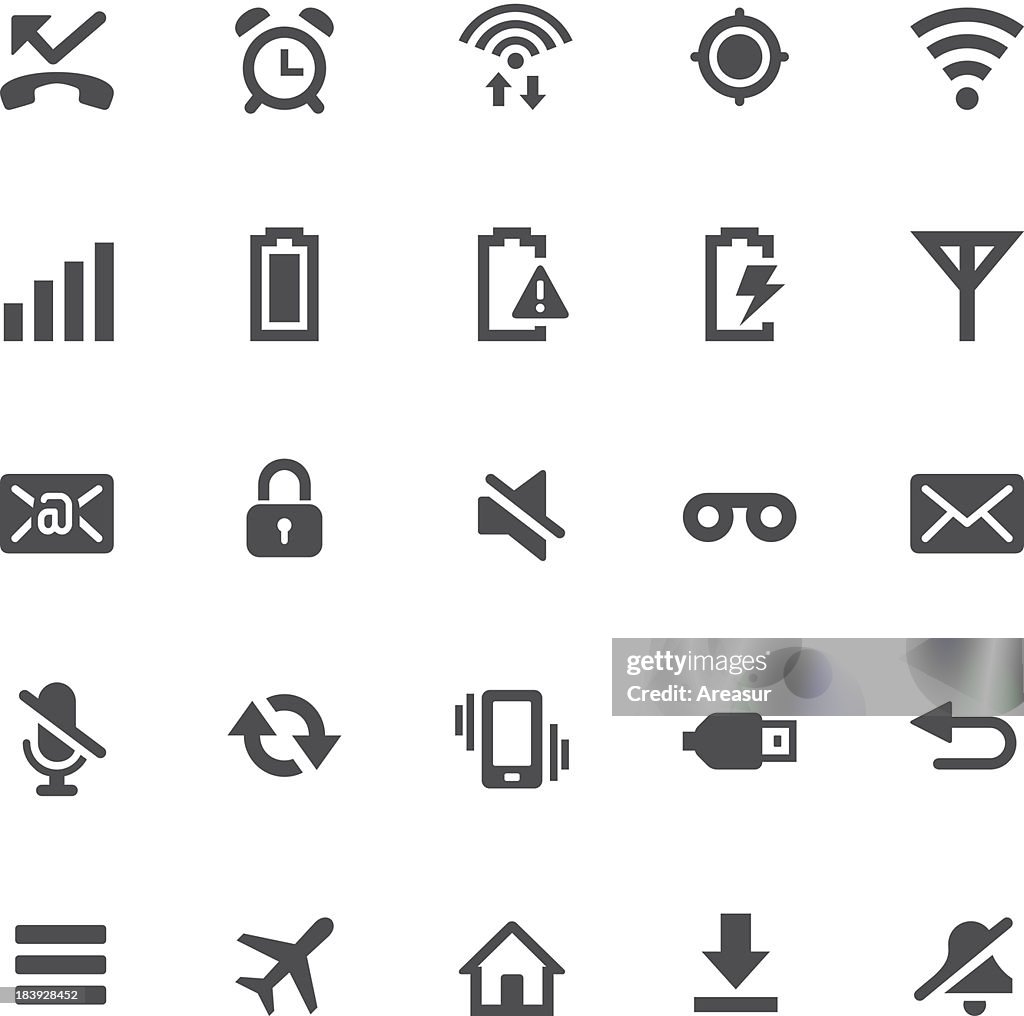 Notificación iconos y funciones básicas de un toque