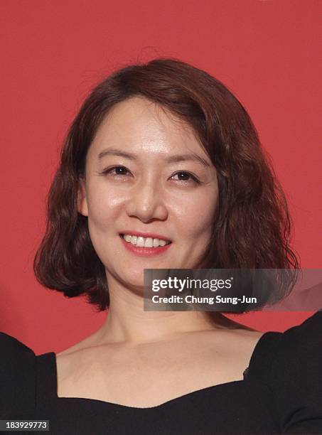 Actress Park Se-Jin attends the Closing Film 'The Dinner' press conference at the Busan Cinema Center during the 18th Busan International Film...