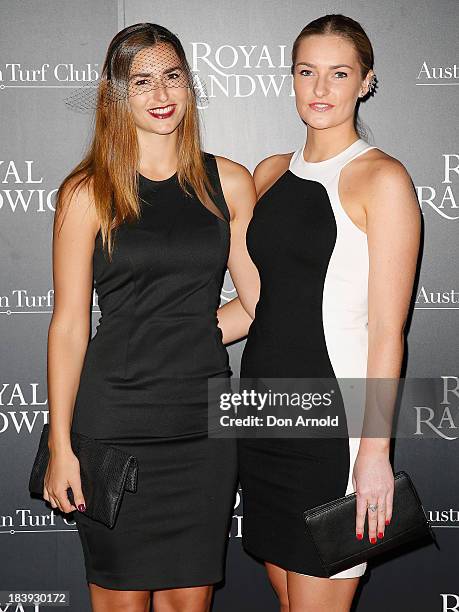 Francis and Bridget Abbott attend the Gala Launch event to celebrate the new Australian Turf Club Grandstand at Royal Randwick Racecourse on October...