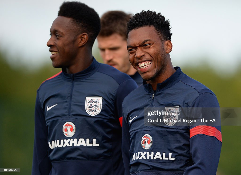 England Training Session And Press Conference