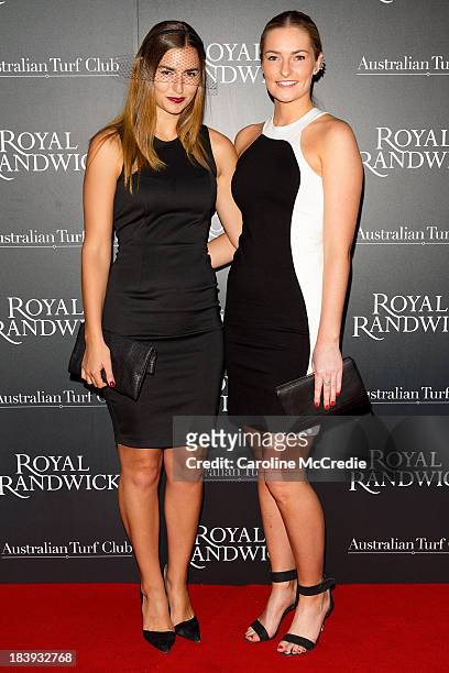 Frances Abbott and Bridget Abbott attend the Gala Launch event to celebrate the new Australian Turf on October 10, 2013 in Sydney, Australia.