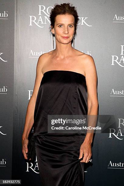 Rachel Griffiths attends the Gala Launch event to celebrate the new Australian Turf on October 10, 2013 in Sydney, Australia.