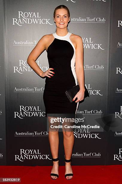 Bridget Abbott attends the Gala Launch event to celebrate the new Australian Turf on October 10, 2013 in Sydney, Australia.