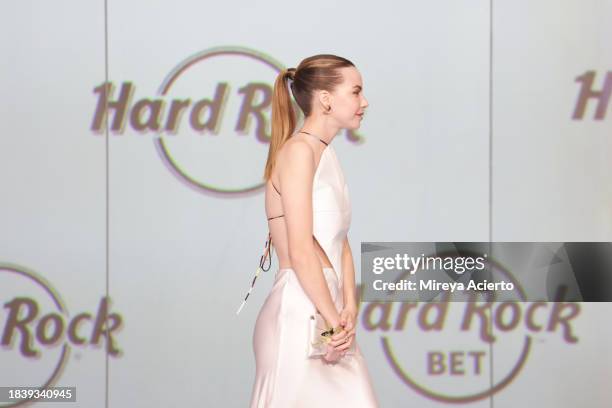 TikTok Creator & Dj, Bobbi Althoff attends the New Era In Florida Gaming Event at Seminole Hard Rock Hotel & Casino Hollywood on December 07, 2023 in...