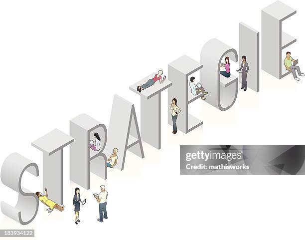 strategie word art - diversity words stock illustrations