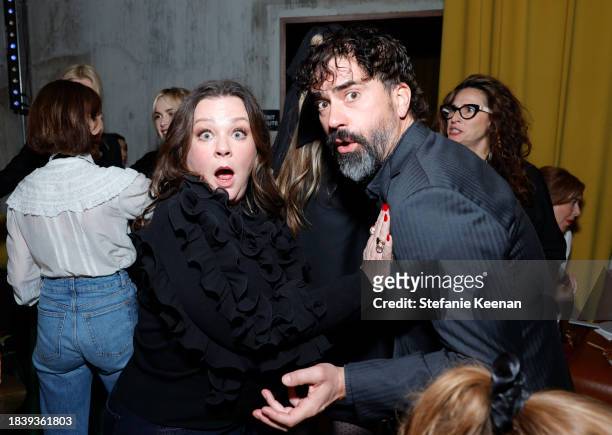 Melissa McCarthy and Hamish Linklater attend the ‘Auction of Nothing’ in support of ’s fight to end AIDS, co-hosted by Lake Bell and Laura Brown at...