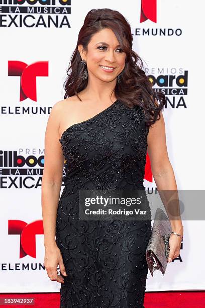 Journalist Dunia Elvir attends the 2013 Billboard Mexican Music Awards arrivals at Dolby Theatre on October 9, 2013 in Hollywood, California.