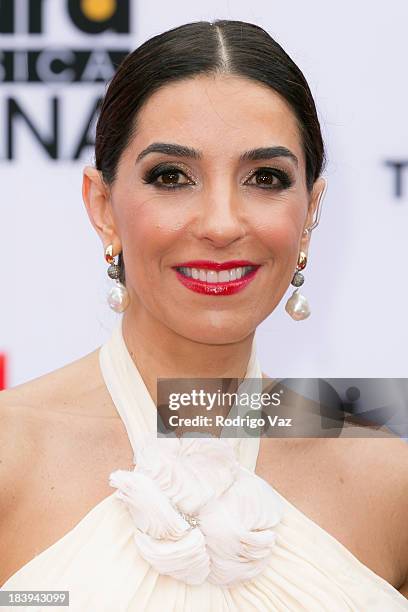 Presenter Monica Noguera attends the 2013 Billboard Mexican Music Awards arrivals at Dolby Theatre on October 9, 2013 in Hollywood, California.