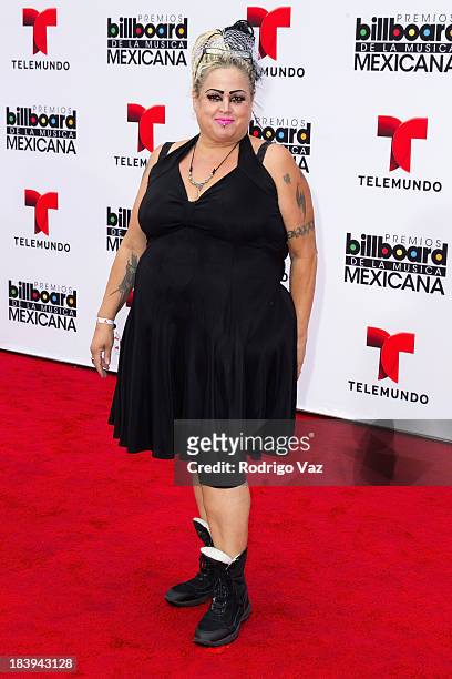 Personality Sonia Pizarro attends the 2013 Billboard Mexican Music Awards arrivals at Dolby Theatre on October 9, 2013 in Hollywood, California.