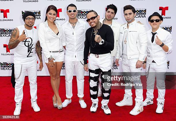 Quintanilla III and the Kumbia Kings attend the 2013 Billboard Mexican Music Awards arrivals at Dolby Theatre on October 9, 2013 in Hollywood,...