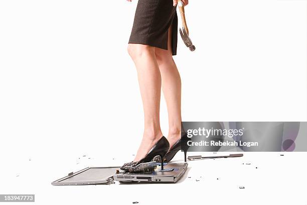Hand Smashing Pc Smashing Laptop Photos and Premium High Res Pictures - Getty Images