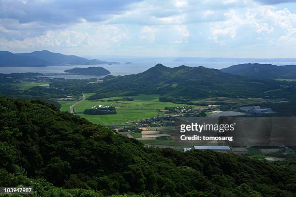 mt. hiyama - prefectura de fukuoka fotografías e imágenes de stock