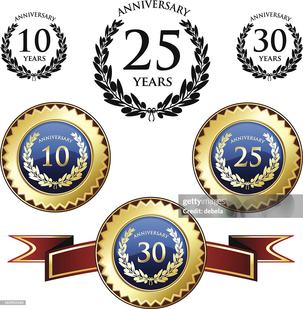 Anniversary Medals And Seals