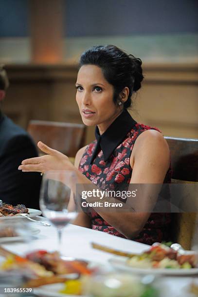 Commander's Palace" Episode 1103 -- PIctured: Judge Padma Lakshmi at Commander's Palace Restaurant --