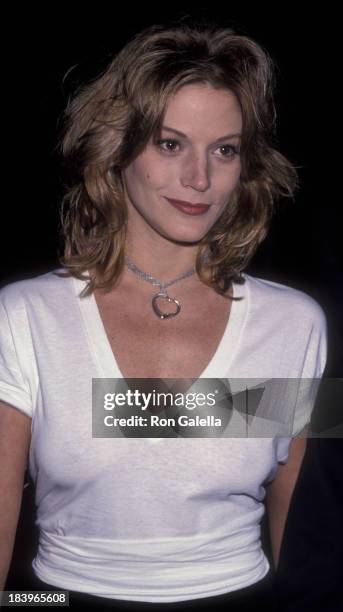 Farrah Forke attends David Copperfield Benefit Performance for Starlight Foundation on November 10, 1993 at the Wiltern Theater in Los Angeles,...