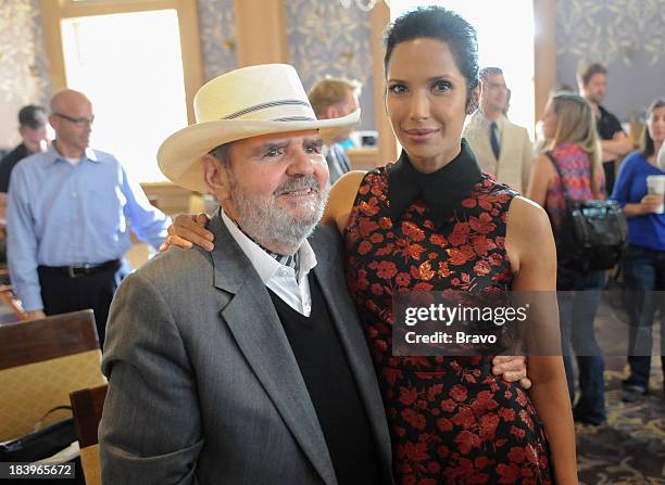 Commander's Palace" Episode 1103 -- PIctured: Judges Paul Prudhomme, Padma Lakshmi at Commander's Palace Restaurant --