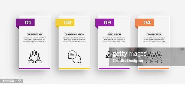 Collaboration Related Process Infographic Template Process Timeline ...