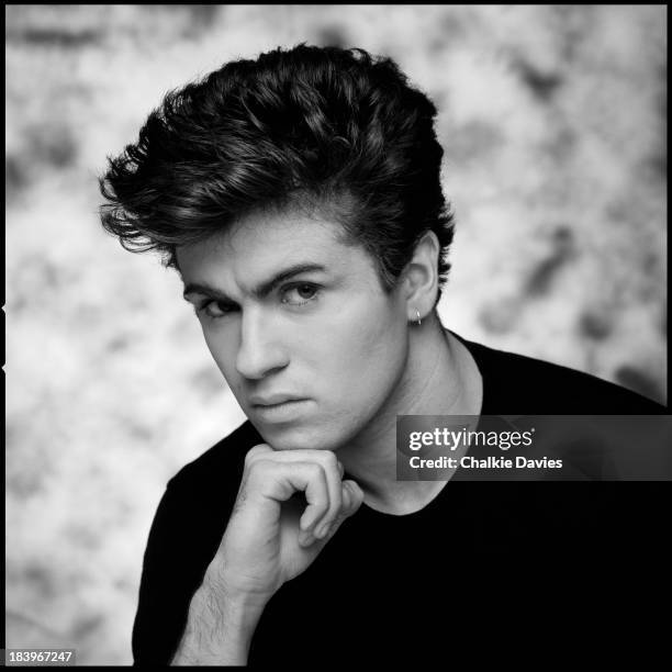 British singer George Michael of Wham!, London, 1983.