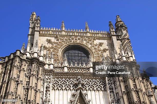 catedral - catedral de sevilla stock pictures, royalty-free photos & images