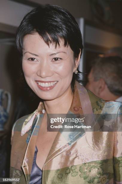 Chinese-born American businesswoman Wendi Deng Murdoch attends 'Asian Art Week' at the Park Avenue Armory, New York City, 2000.
