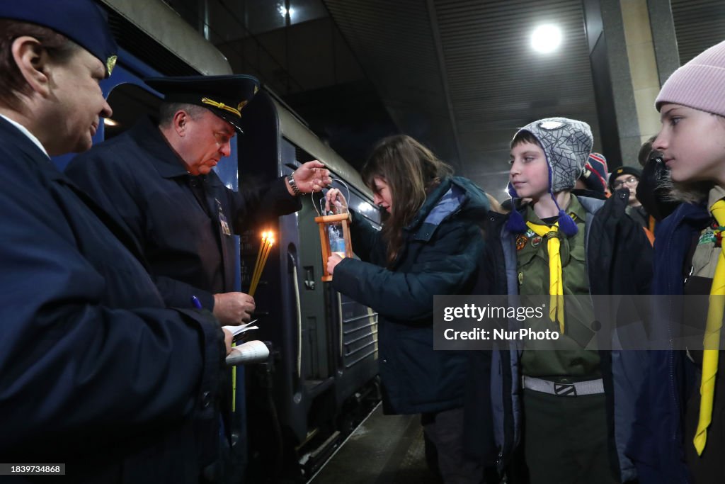 Peace Light of Bethlehem sent to Uzhhorod