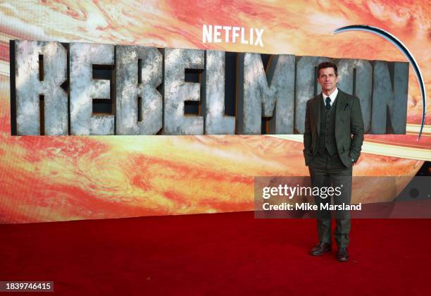 Zack Snyder attends the London premiere of "Rebel Moon - Part One: A Child Of Fire" at BFI IMAX Waterloo on December 07, 2023 in London, England.