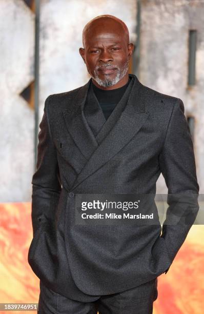Djimon Hounsou attends the London premiere of "Rebel Moon - Part One: A Child Of Fire" at BFI IMAX Waterloo on December 07, 2023 in London, England.