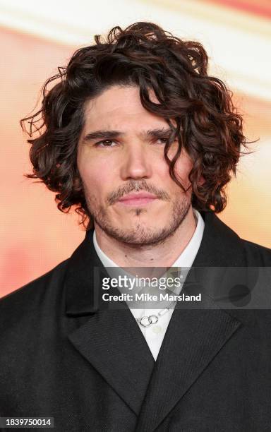 Fra Fee attends the London premiere of "Rebel Moon - Part One: A Child Of Fire" at BFI IMAX Waterloo on December 07, 2023 in London, England.