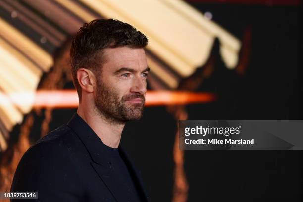 Stuart Martin attends the London premiere of "Rebel Moon - Part One: A Child Of Fire" at BFI IMAX Waterloo on December 07, 2023 in London, England.