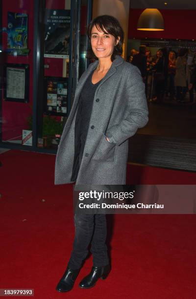 Director Maryline Canto attends 'Le Sens De L'Humour' photocall during the18th Young Directors International Festival on October 10, 2013 in Saint...