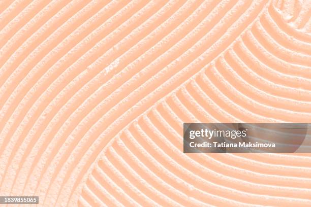 beautiful texture plaster, abstract background with copy space. - perzik stockfoto's en -beelden