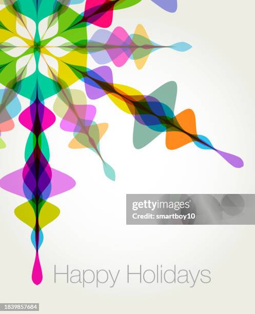 happy feiertage - weihnachtskarte stock-grafiken, -clipart, -cartoons und -symbole