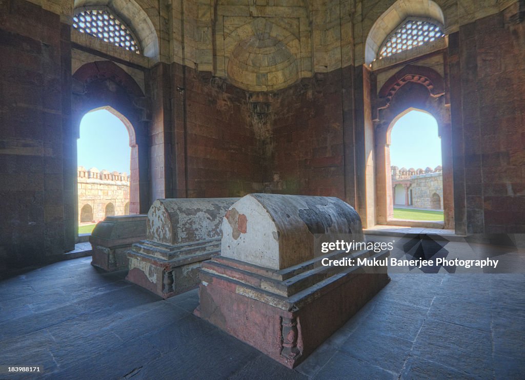 Ghiyath al-Din Tughlaq's Tomb In Delhi