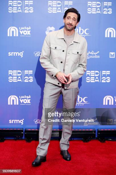Adrien Brody attends the In Conversation with Adrien Brody at VOX cinema during the Red Sea International Film Festival 2023 on December 08, 2023 in...