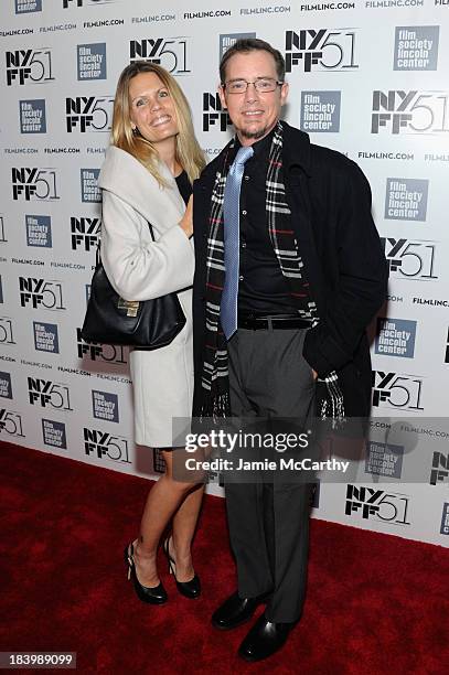 Sofia Karstens and actor Jason London attend the "Dazed And Confused" 20th Anniversary Screening during the 51st New York Film Festival at Alice...