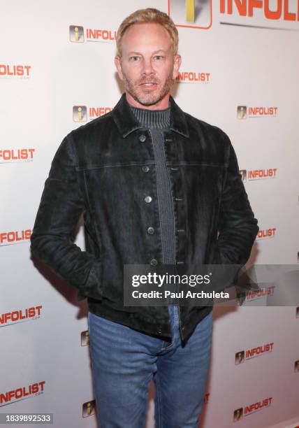 Ian Ziering attends the INFOLIST.com Red Carpet Holiday Extravaganza & toy drive for the children at Shriners Children's Hospital at Skybar on...
