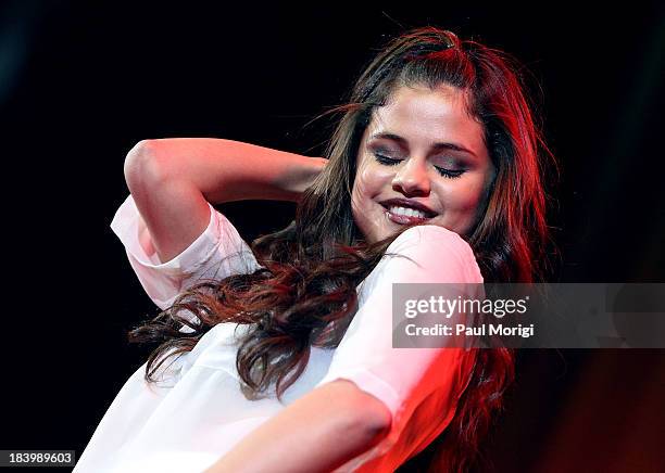 Selena Gomez performs "Stars Dance" tour opening night at the Patriot Center on October 10, 2013 in Washington, DC.