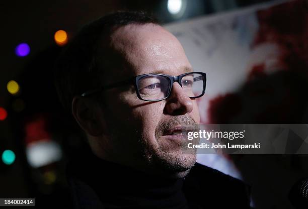 Donnie Wahlberg attends the opening night "A Night With Janis Joplin" Broadway production at Lyceum Theatre on October 10, 2013 in New York City.