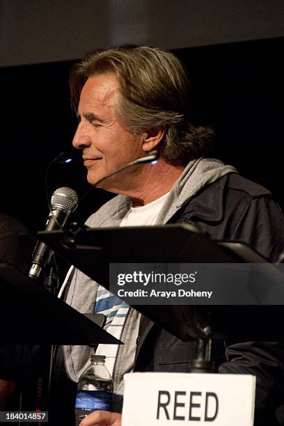 Don Johnson at the Film Independent at LACMA - "Boogie Nights" live read directed by Jason Reitman at Bing Theatre At LACMA on October 10, 2013 in...